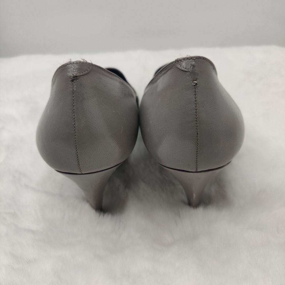Vintage 80s Gray Heels by Jazz sz 7.5 - Picture 5 of 9